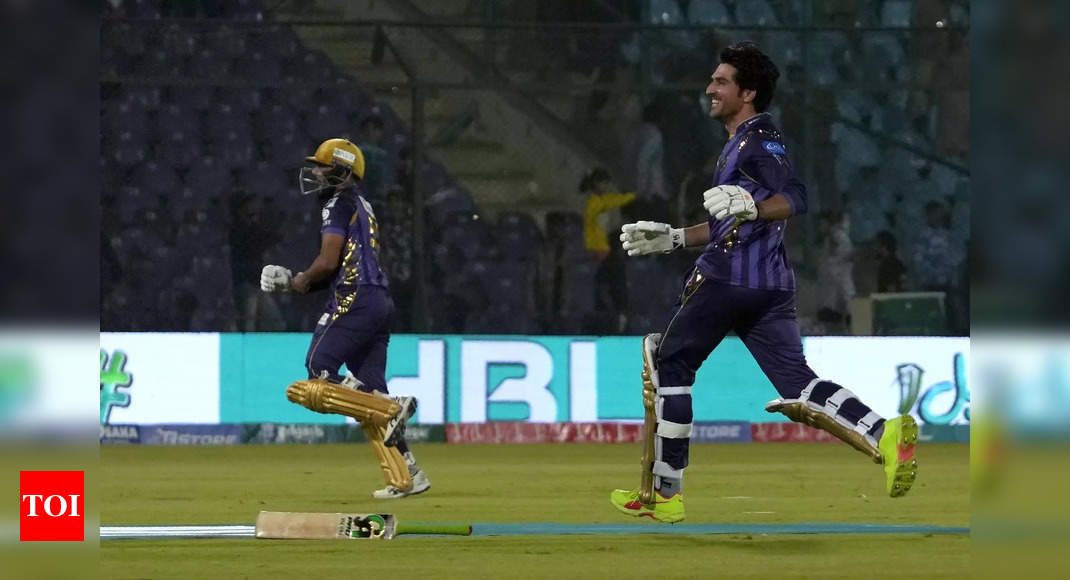 PSL: Quetta Gladiators secure playoff berth with thrilling last-ball victory | Cricket News