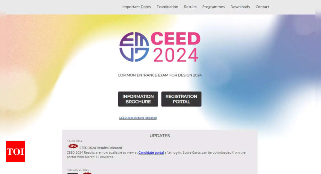 CEED, UCEED 2024 scorecards OUT, direct links to check