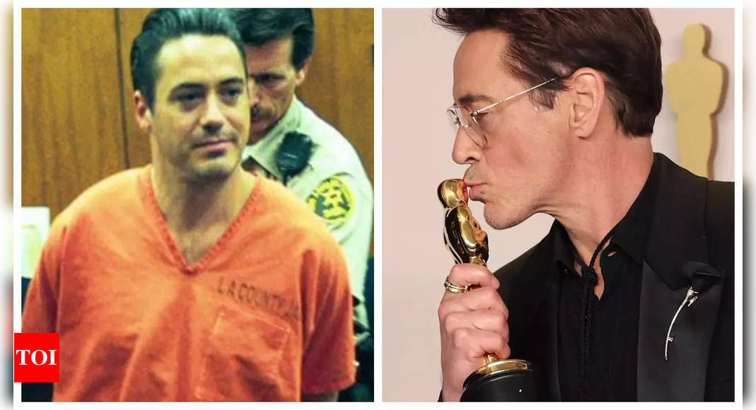 Robert Downey Jr’s JAIL PIC goes viral after Best Supporting Actor win; Internet hails his journey from drug addiction to Oscar-winner as ‘greatest comeback’ |