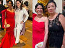 ​Spotted: Filmmaker Nisha Pahuja takes Sabyasachi's Royal Bengal clutch to the Oscars red carpet