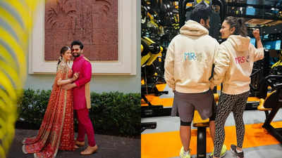 Rakul Preet Singh, Jackky Bhagnani serve couple goals as they work out at the gym to shed all their wedding food calories - Pic inside