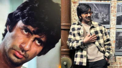 Ravi Teja's Movie watches Amitabh Bachchan starrer 'Kaala Patthar' while flying