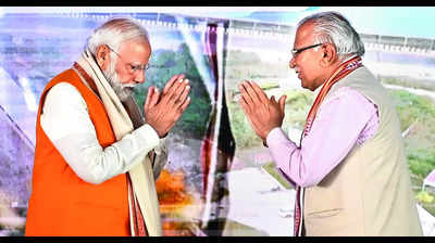In firm endorsement of Haryana CM, PM Narendra Modi calls Khattar an 'old partner'