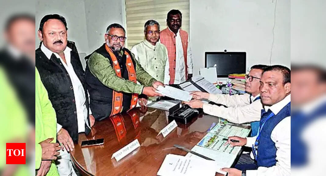 INDIA Bloc: INDIA bloc and NDA Candidates File Nominations for Rajya Sabha Polls | Ranchi News - Vimarsana News