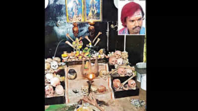Man with 30 human skulls detained in Karnataka