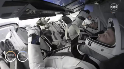 SpaceX station crew bound for Earth