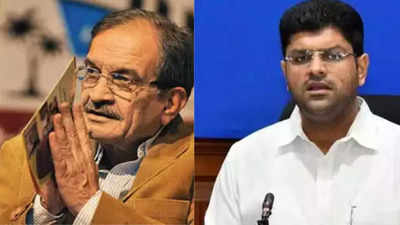 Lok Sabha polls: Birender Singh and Dushyant Chautala clash over alliance issues and Uchana Kalan seat
