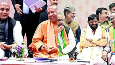 Yogi behind Lucknow's rapid development: Rajnath Singh