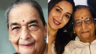 Madhuri Dixit pens an emotional note on her mother's death anniversary; Suniel Shetty, Sonali Bendre, Renuka Shahane REACT