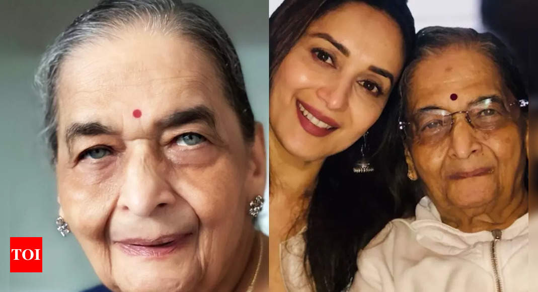 Madhuri Dixit pens an emotional note on her mother’s death anniversary; Suniel Shetty, Sonali Bendre, Renuka Shahane REACT | Hindi Movie News