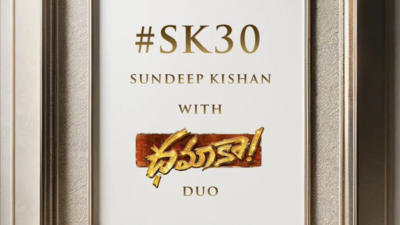 Sundeep Kishan announces his next film, 'SK30', directed by Trinadha Rao Nakkina