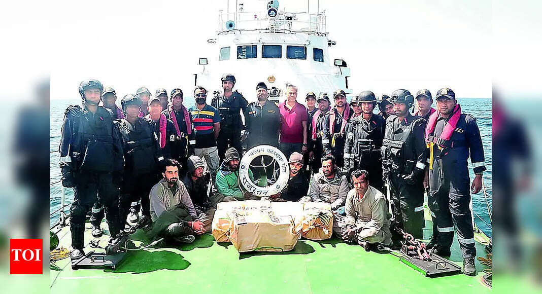Pakistan boat with 60kg of meth seized, six held - Vimarsana News