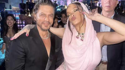 Rihanna vibes to Shah Rukh Khan's 'Jawan' song 'Chaleya' at Anant Ambani and Radhika Merchant's pre-wedding bash