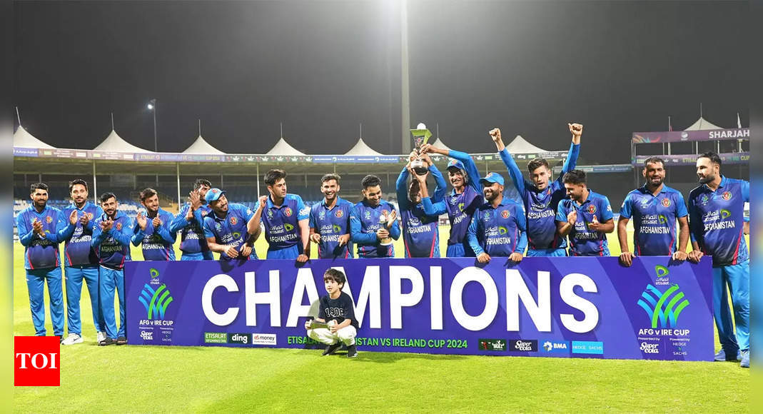 Afghanistan contre Irlande : 3e ODI : Mohammad Nabi joue alors que l’Afghanistan remporte la série contre l’Irlande avec une victoire dominante |  Actualités sur le cricket