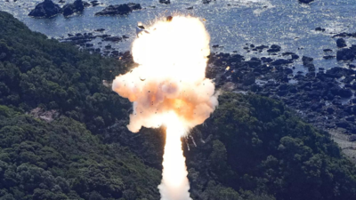 Japan's first privately developed rocket explodes shortly after takeoff