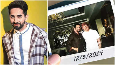 Ayushmann Khurrana talks about his meeting with Ed Sheeran; here’s what he says