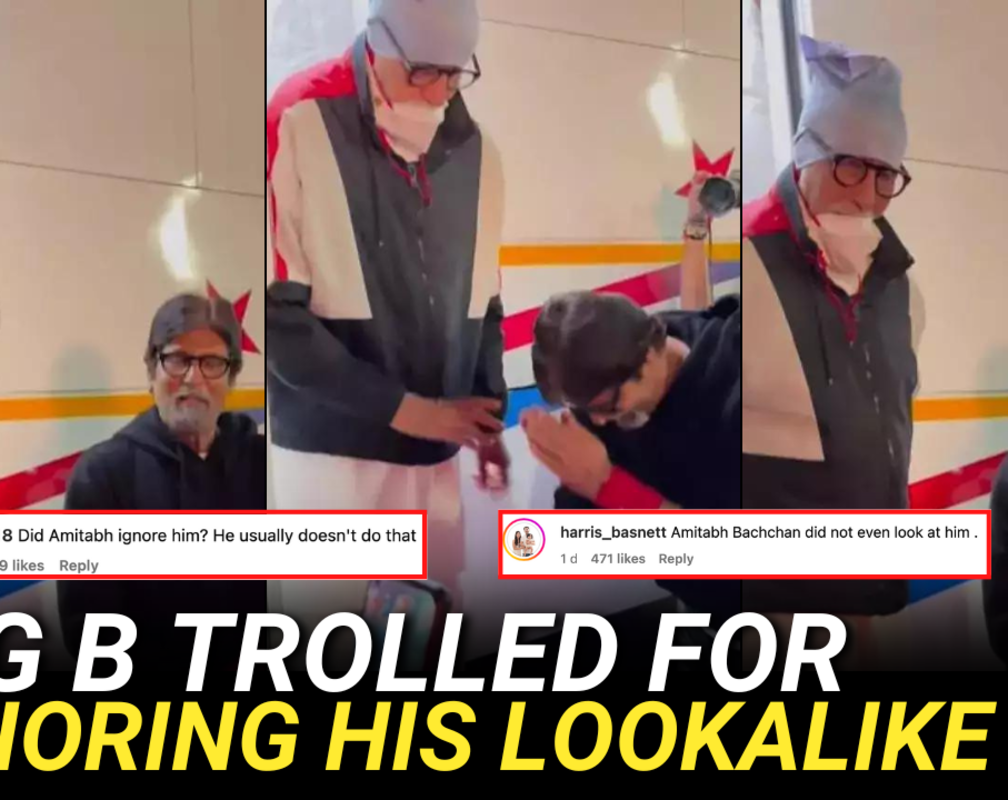 
Amitabh Bachchan trolled for ignoring lookalike in viral video | Watch
