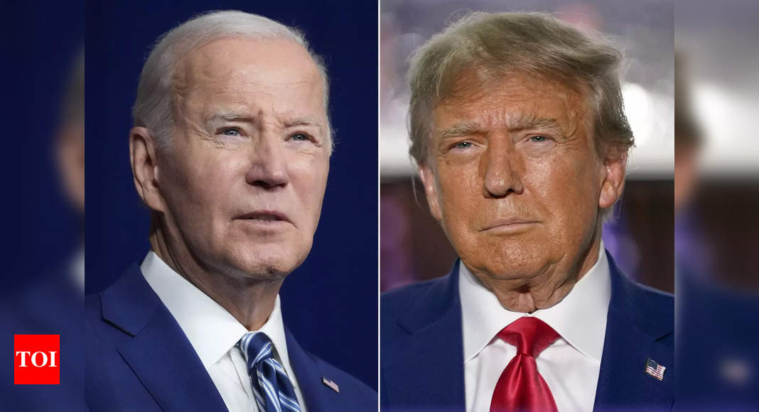 It’s Trump vs Biden again, first US election rematch in 68 years – Times of India