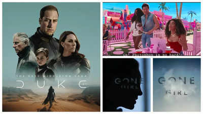 Dune, Barbie, Gone Girl: Kate Middleton and Prince William conspiracies inspire HILARIOUS filmy memes