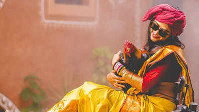 Sangeetha Sringeri stuns in desi-chic village theme photoshoot, says, "Wish every moment of life could be captured just like this"