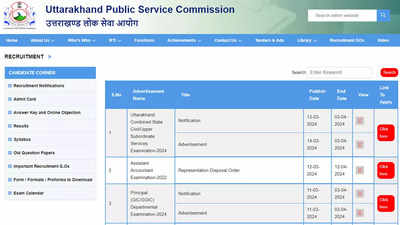 UKPSC Civil Services Examination 2024: Check timetable, vacancies and other details here