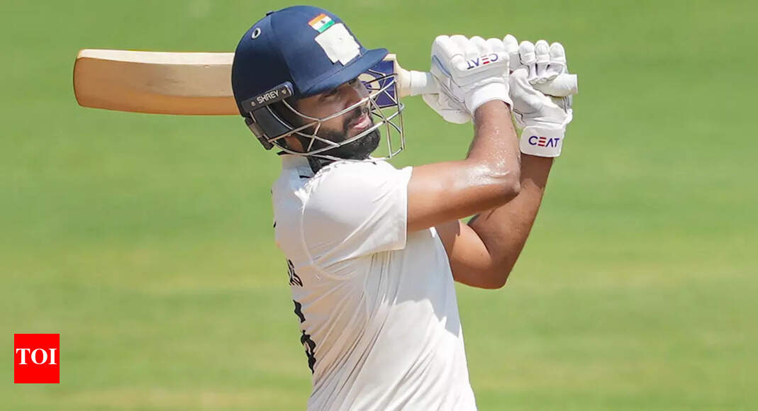 Shreyas Iyer remains off field due to aggravated back injury in Ranji Trophy final, to seek medical advice | Cricket News – Times of India