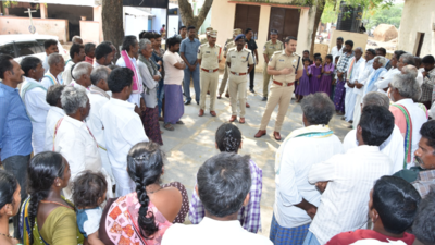 SP visits violence vulnerable villages at Pulivendula ahead of elections