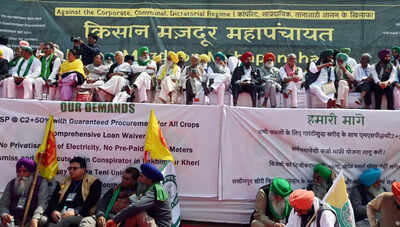 7. Will farmer protests drag on till LS polls? - Times of India