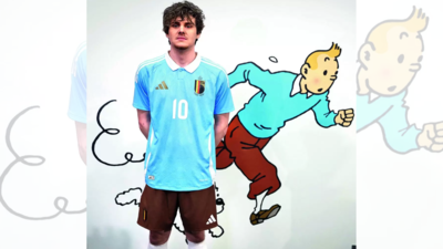 Belgium’s Euro 2024 kit a tribute to Herge & his iconic creation Tintin