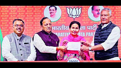 Suspended Patiala Congress MP Preneet Kaur joins BJP, thanks PM Modi, Nadda