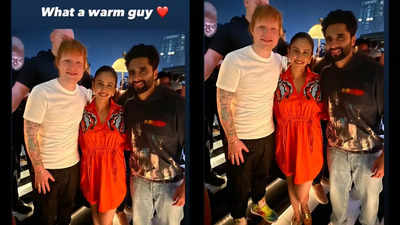 Ed Sheeran enjoys a fun time with Rakul Preet Singh, Jackky Bhagnani, and more at Kapil Sharma’s party