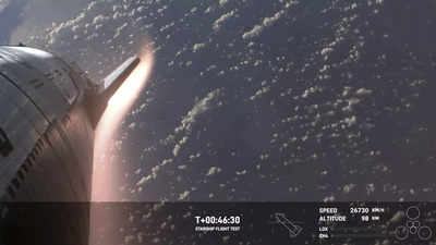 SpaceX comes close to completing test flight of mega rocket but loses spacecraft near end