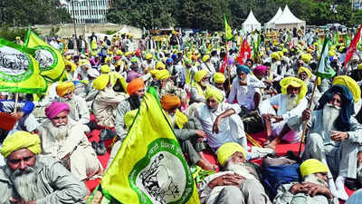 We just want to discuss our problems: Farmers at Ramlila Maidan