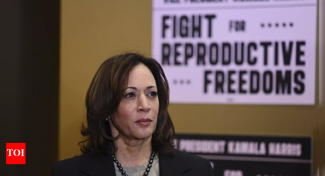 US VP Kamala Harris visits Minnesota abortion clinic in historic first ...