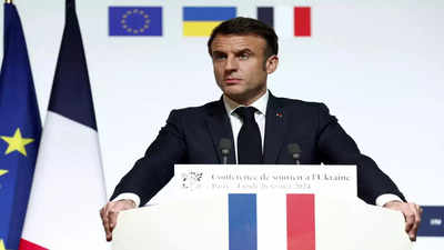 French President Emmanuel Macron warns against 'limits' on backing Ukraine