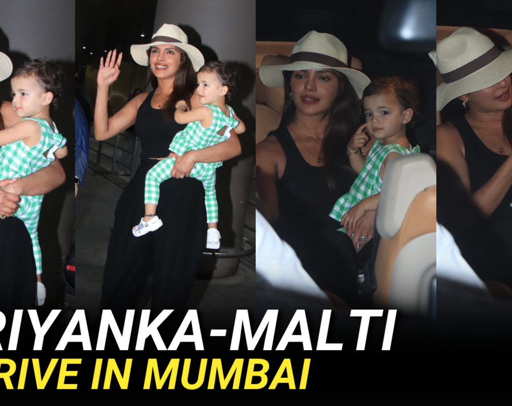 
Priyanka Chopra arrives in Mumbai with baby Malti Marie, video goes viral
