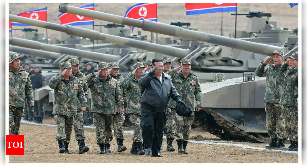 Kim Jong-un takes the helm: North Korean leader drives new tank in military drill – Times of India