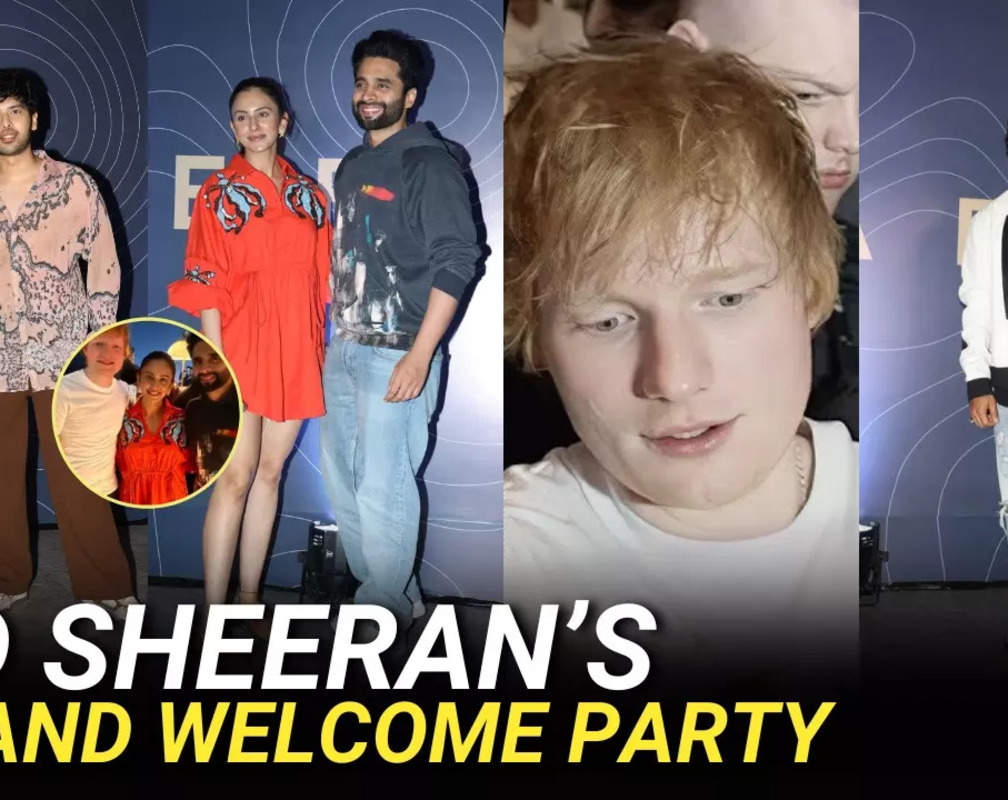 
Rakul Preet Singh-Jackky Bhagnani, Armaan Malik - Aashna, Kapil Sharma & more at Ed Sheeran's welcome party
