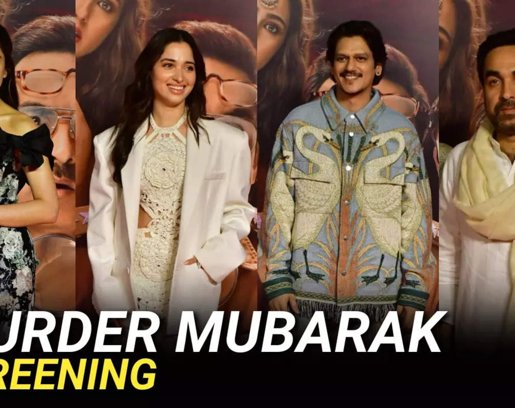 
Sara Ali Khan, Lovebirds Tamannaah-Vijay & more celebs attend Murder Mubarak screening
