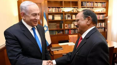NSA Doval discussed humanitarian assistance to Gaza, hostage release during Israel visit: MEA