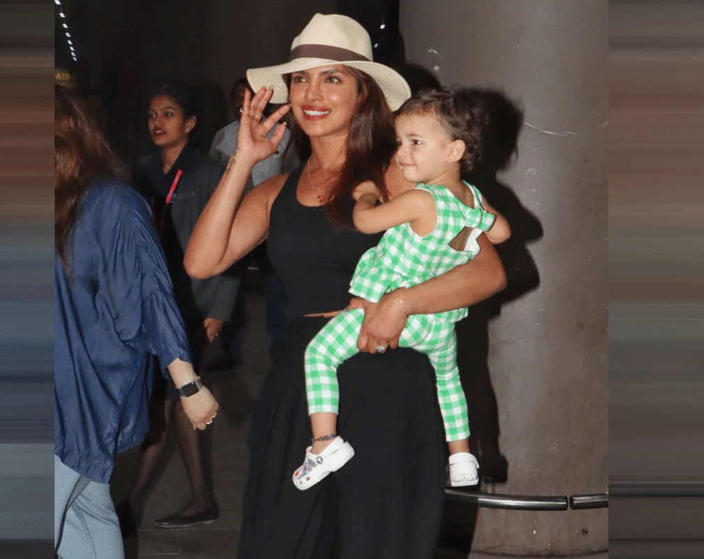 
Priyanka Chopra lands in Mumbai with daughter Malti

