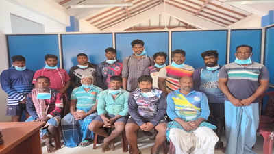 Sri Lankan navy detains 15 Indian fishermen