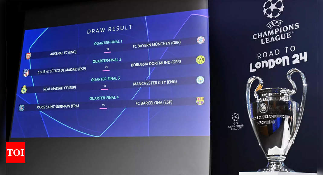 Man City draw Real Madrid in Champions League quarters Barcelona