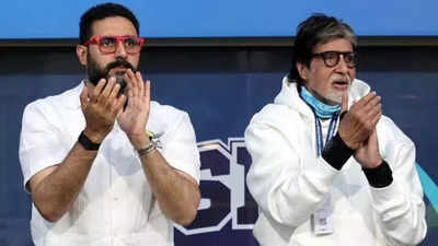 Amitabh Bachchan spotted cheering for his ISPL team Majhi Mumbai in full josh