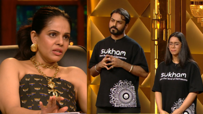 Shark Tank India 3: Men's s*xual wellness brand pitcher Vivek's continuous pitch piques the Sharks; Namita Thapar says, 'Aap Shankar Mahadevan ka song 'Breathless' try kijiye aap crack kar loge'