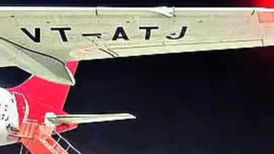AIE aircraft wing hits truck at Surat airport on landing
