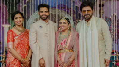 Victory Venkatesh Daggubati's daughter Hayavahini ties the knot with Nishanth
