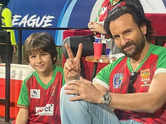 Saif and son Taimur bond at sporting event
