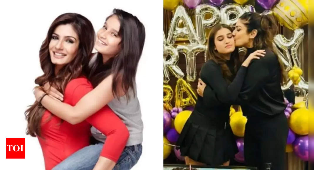 Raveena Tandon drops adorable childhood photos of daughter Rasha Thadani as she wishes her happy birthday – WATCH video | Hindi Movie News