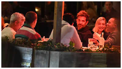 Bradley Cooper, Gigi Hadid spotted kissing while dining in NYC